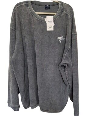Charles River Apparel Camden Crewneck Sweatshirt Gray 3XL NWT Unisex